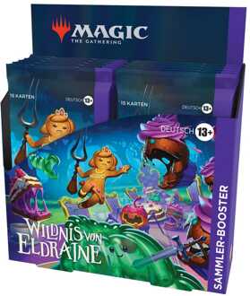 Wizards of the Coast Magic the Gathering Wildnis von Eldraine Collector Booster Display (12) german
