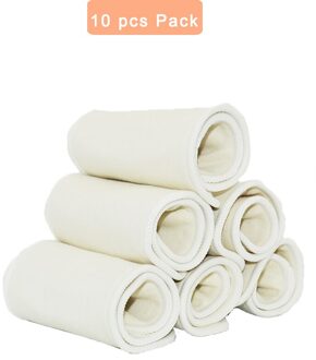 Wizinfant 10Pcs 4 Lagen Hennep Katoen Luier Insert Herbruikbare Super Zachte Baby Luier Insert 36*13.5Cm Voor doek Luier & Covers