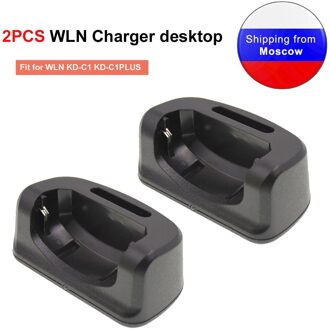 WLN Charger desktop CGD-KDC1 fit voor WLN walkie talkie KD-C1 KD-C1plus Twee manier radio Opladen Base 2xCGD-KDC1