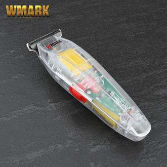 WMARK New NG-202 Transparent Style Detail Trimmer Professional Rechargeable Clipper 6500 RPM With 1400 Battery
