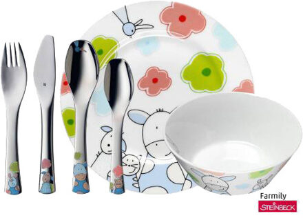 WMF Kinderservies- en bestekset 6-delig, Farmily