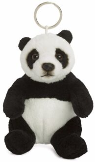 WNF pluche pandabeer sleutelhanger - 10 cm - Dieren cadeau knuffels