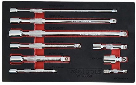 Wobble verlengstukken set 9-delig WT8350