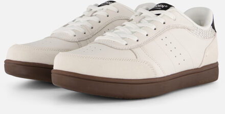 Woden Bjork Mix Sneakers wit Leer - 36,37,38,39,40,42