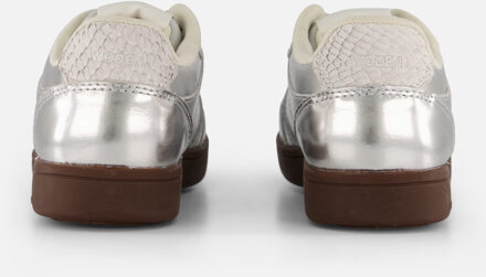 Woden Bjork Sneakers zilver Leer - 36