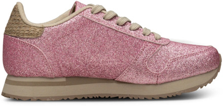 Woden Glitter Sneakers Ydun Icon Woden , Pink , Dames - 38 Eu,36 Eu,40 Eu,41 EU