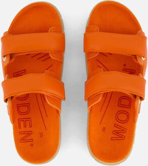 Woden Lisa Sandalen oranje Leer - 37,39,40,41,38