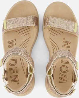 Woden Lite Line Sandalen beige Textiel - 36,37,38,39,40,41,42