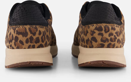 Woden Nicoline Leopard Sneakers bruin Suede - 36,37,38,39,40,41,42