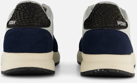 Woden Nicoline Sneakers blauw Textiel - 37