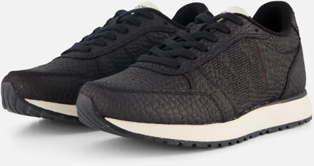 Woden Ronja Croco Sneakers zwart Leer - 37,40,41