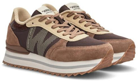 Woden Ronja plateau - maat 37 Bruin