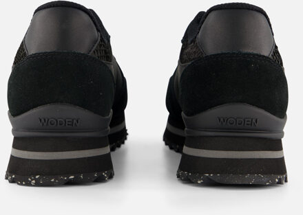 Woden Ronja Plateau Sneakers zwart Leer - 36,37