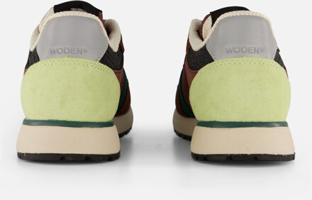 Woden Ronja Reflective Sneakers bruin Leer - 36,37,38