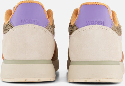 Woden Ronja Sneakers beige Textiel Paars - 36,37