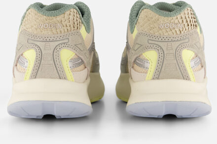 Woden Ronja Sneakers geel Textiel Grijs - 36,37,38,39,40,41,42