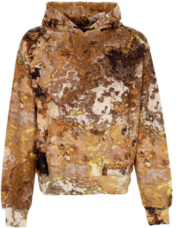 Woestijnchemische hoodie beige/multi Dolly Noire , Beige , Heren - Xl,L,M,S