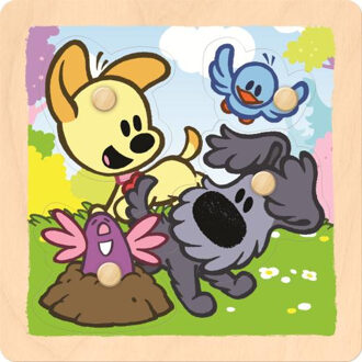 Woez Puzzel woezel en pip hout: 4 stukje