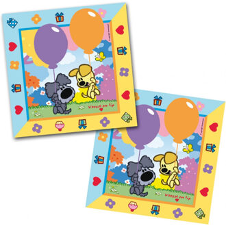 Woez Woezel en pip servetten