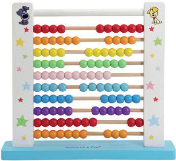 Woezel en Pip telraam Multikleur