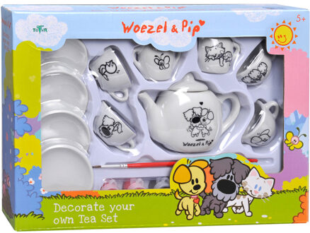 Woezel en Pip theeservies