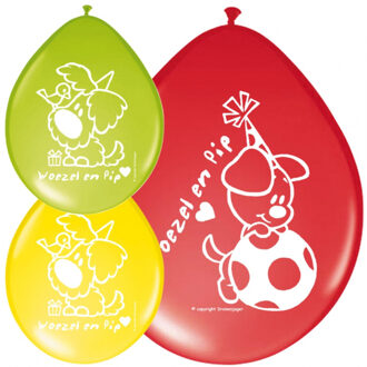 Woezel en Pip Woezel & Pip Ballonnen 8 Stuks