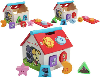 Woezel en Pip Woezel & Pip Houten Vormenhuis
