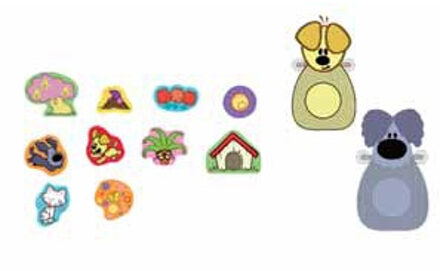 Woezel & Pip Bad Foam Figuurtjes