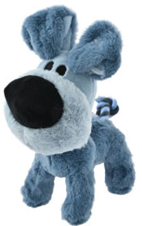 Woezel & Pip pluchen hondenspeelgoed met piep (30 cm) Buurpoes (wit)