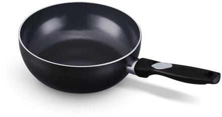 Wokpan 28cm zwart