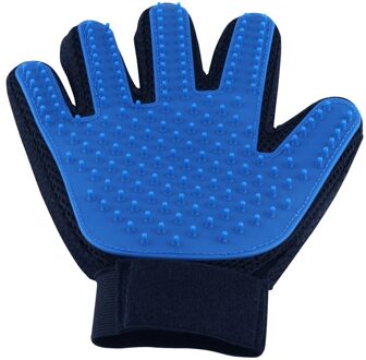 Wol Handschoen Pet Grooming Handschoen Kat Ontharing Mitts Borstel Kammen Voor Kat Hond Massage Kammen Dierbenodigdheden Kat Accessoies rechtsaf hand