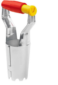 Wolf Garten bollenplanter FH-N Zilverkleurig#Rood