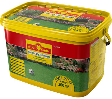Wolf Garten Langwerkende gazonmest LD 300 A - 300m2 - tot 70 dagen - dicht en groen gazon