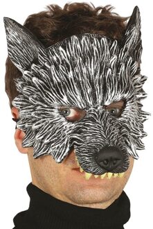 Wolf horror masker van foam - Halloween verkleed maskers - Enge dierenmaskers
