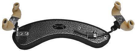 Wolf SR-23-SIL schoudersteun voor viool schoudersteun voor viool, forte secondo, silver penny vein texturood, geschikt voor 4/4-3/4