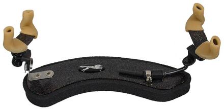 Wolf SR-24-BLA schoudersteun voor viool schoudersteun voor viool, forte secondo, stardust zwart, geschikt voor 1/2-1/4