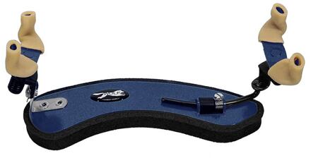 Wolf SR-24-BLU schoudersteun voor viool schoudersteun voor viool, forte secondo, zee blauw met flipflop groen, geschikt voor 1/2-1/4