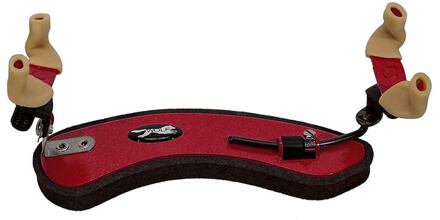 Wolf SR-24-RED schoudersteun voor viool schoudersteun voor viool, forte secondo, shinning sparkling rood, geschikt voor 1/2-1/4
