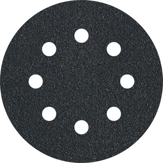 Wolfcraft 3191000 Excenterschuurpapier Met klittenband, Geperforeerd Korrelgrootte 280 (Ã) 125 mm 5 stuk(s)