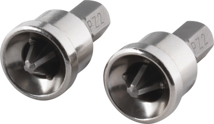 Wolfcraft Bits PZ2 solid per 2 stuks