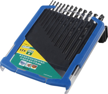 Wolfcraft Boorbitset HSS 2-8 mm 13-delig 7106000