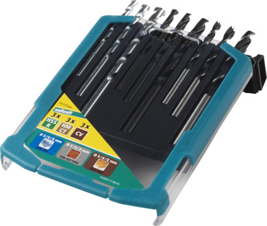 Wolfcraft Boorset | "Metaal, hout & steen" | 9-delig | 1 set - 7117000