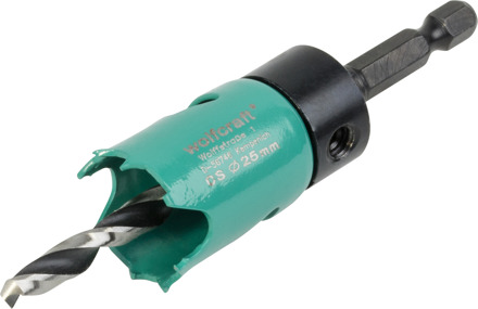 Wolfcraft Carbonstalen gatenzaag | Ø25mm | 1 stuk - 5963000