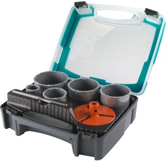 Wolfcraft Conduit gatenzaagset 33/53/68/73/83 mm 7-delig 3464000