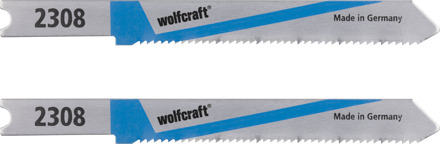 Wolfcraft Decoupeerzaagblad Fijn - HSS - 70 mm - 2 Stuks