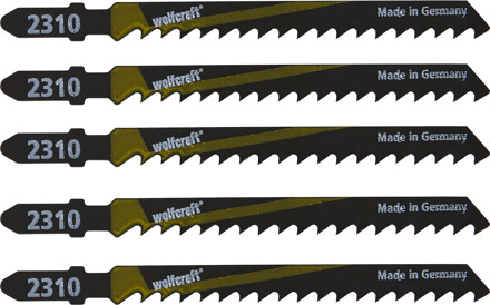 Wolfcraft Decoupeerzaagblad | HCS | L=100mm | T-Schaft | 5 stuks - 2360000