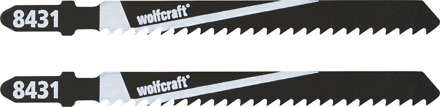 Wolfcraft Decoupeerzaagbladen | T-schacht | L75mm | 2 stuks - 8431000
