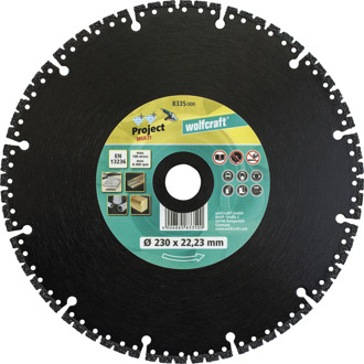 Wolfcraft Diamantdoorslijpschijf | ProMulti | Ø230mm | 1 stuk - 8335000