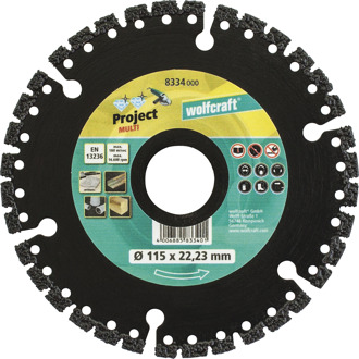 Wolfcraft Diamantschijf Pro Multi - Multi-materiaal - 115x22,2mm