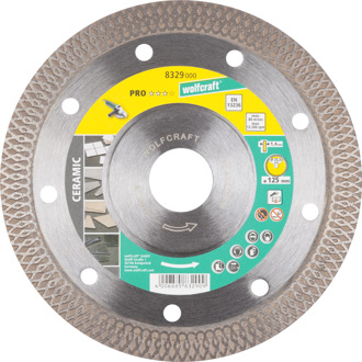 Wolfcraft Doorslijpschijf diamant 125mm